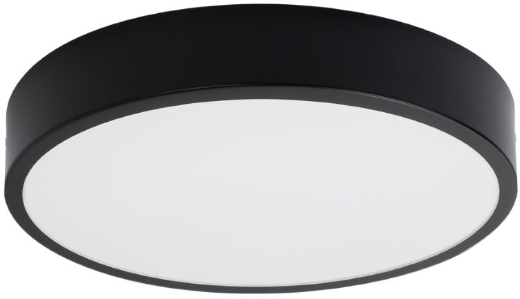 Sollux Lighting Onyx stropné svietidlo 1x23 W čierna SL.1244