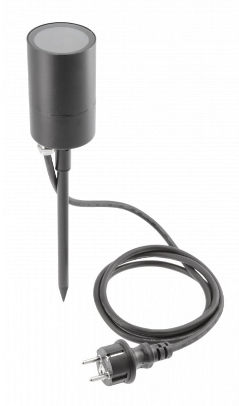 GTV Riven vonkajšia stojaca lampa 1x20 W čierna OS-GRAZIEGU10-20