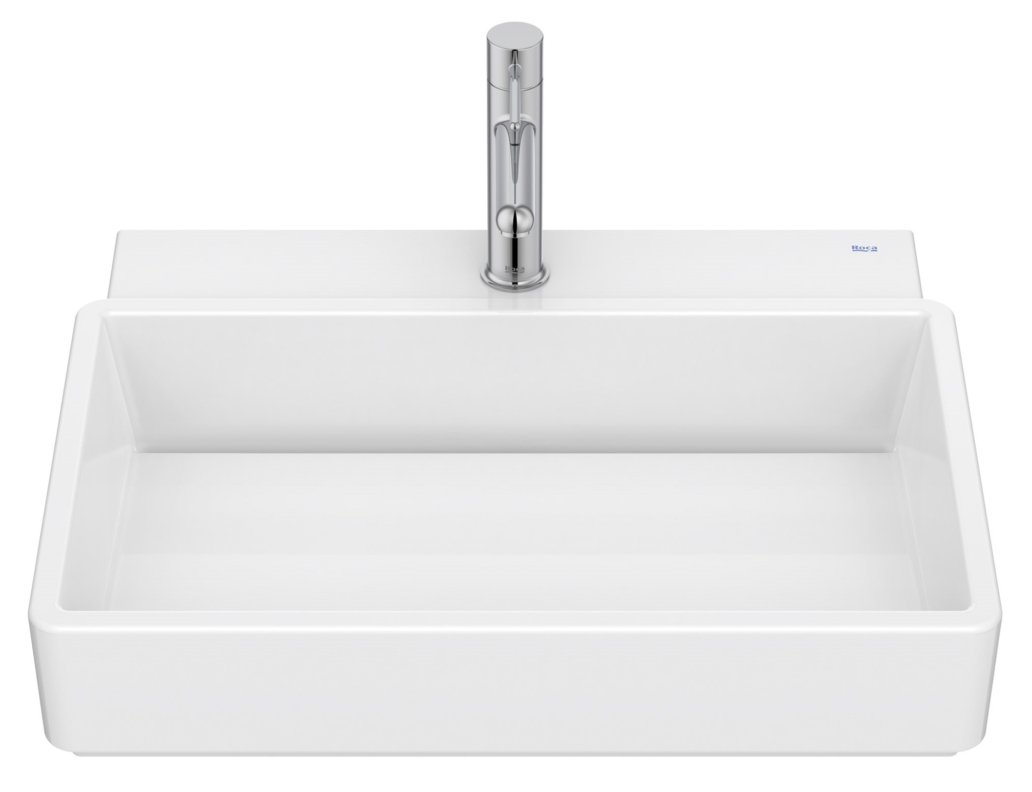 Roca Tura umývadlo 55x43 cm obdĺžnik klasické umývadlo-pultové umývadlo biela A327693S00