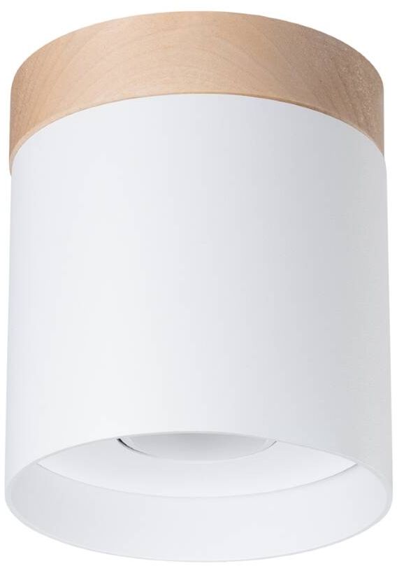 Sollux Lighting Rif stropné svietidlo 1x10 W biela-drevo SL.1348