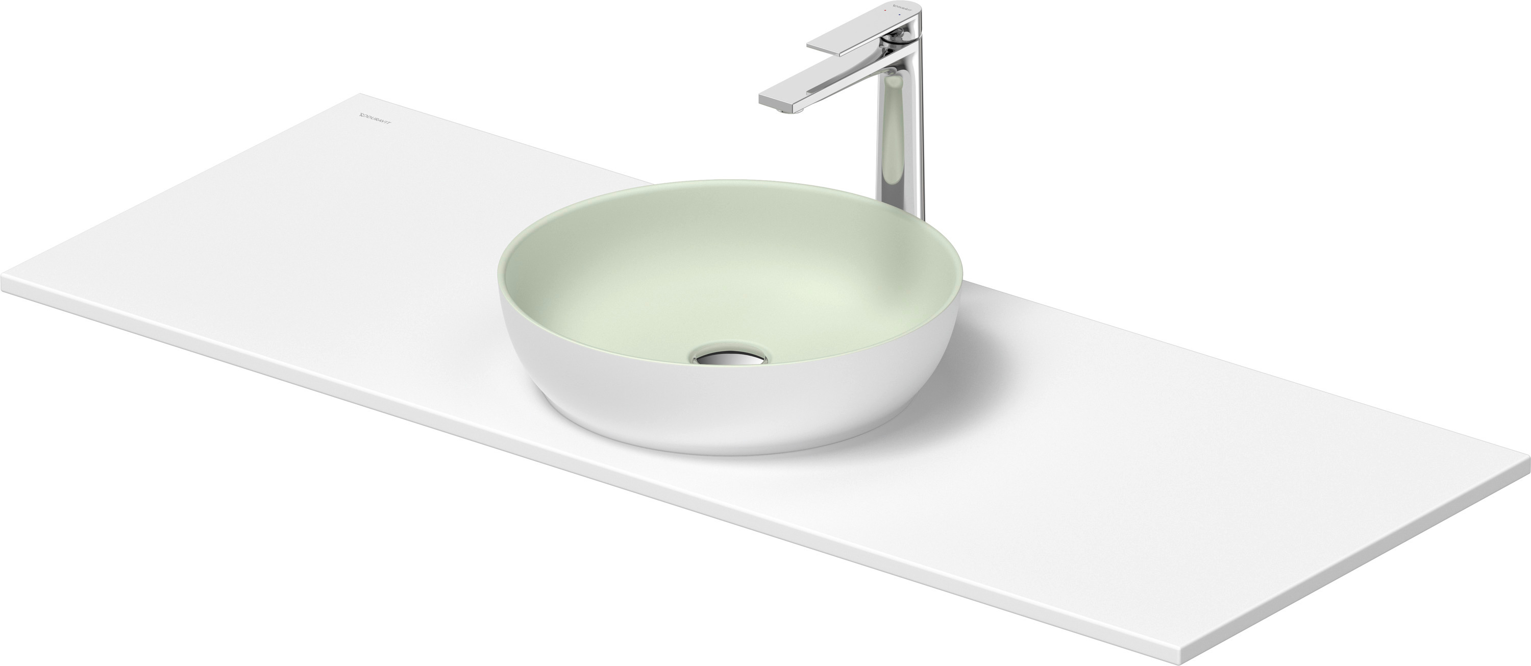 Duravit Sivida umývadlo s konzolou 128 cm biela 268015FG00
