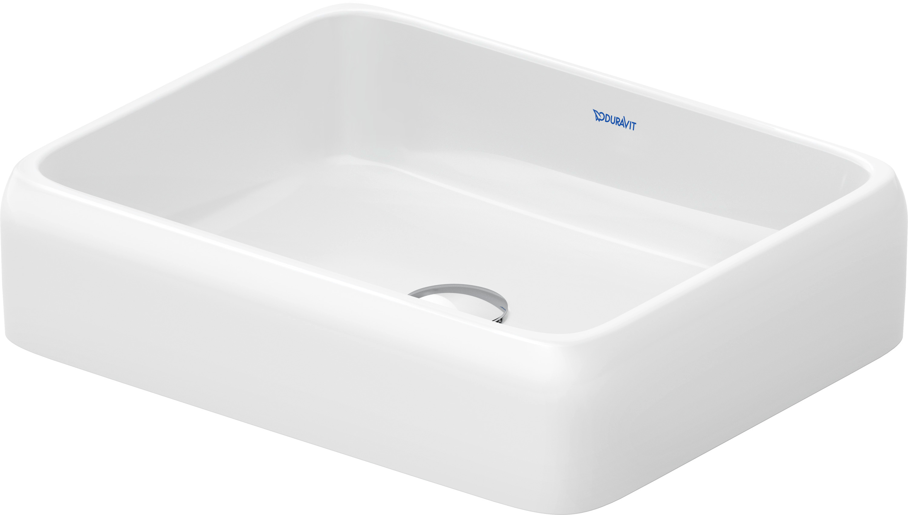 Duravit Qatego umývadlo 50x40 cm obdĺžnik pultové umývadlo biela 2383500079