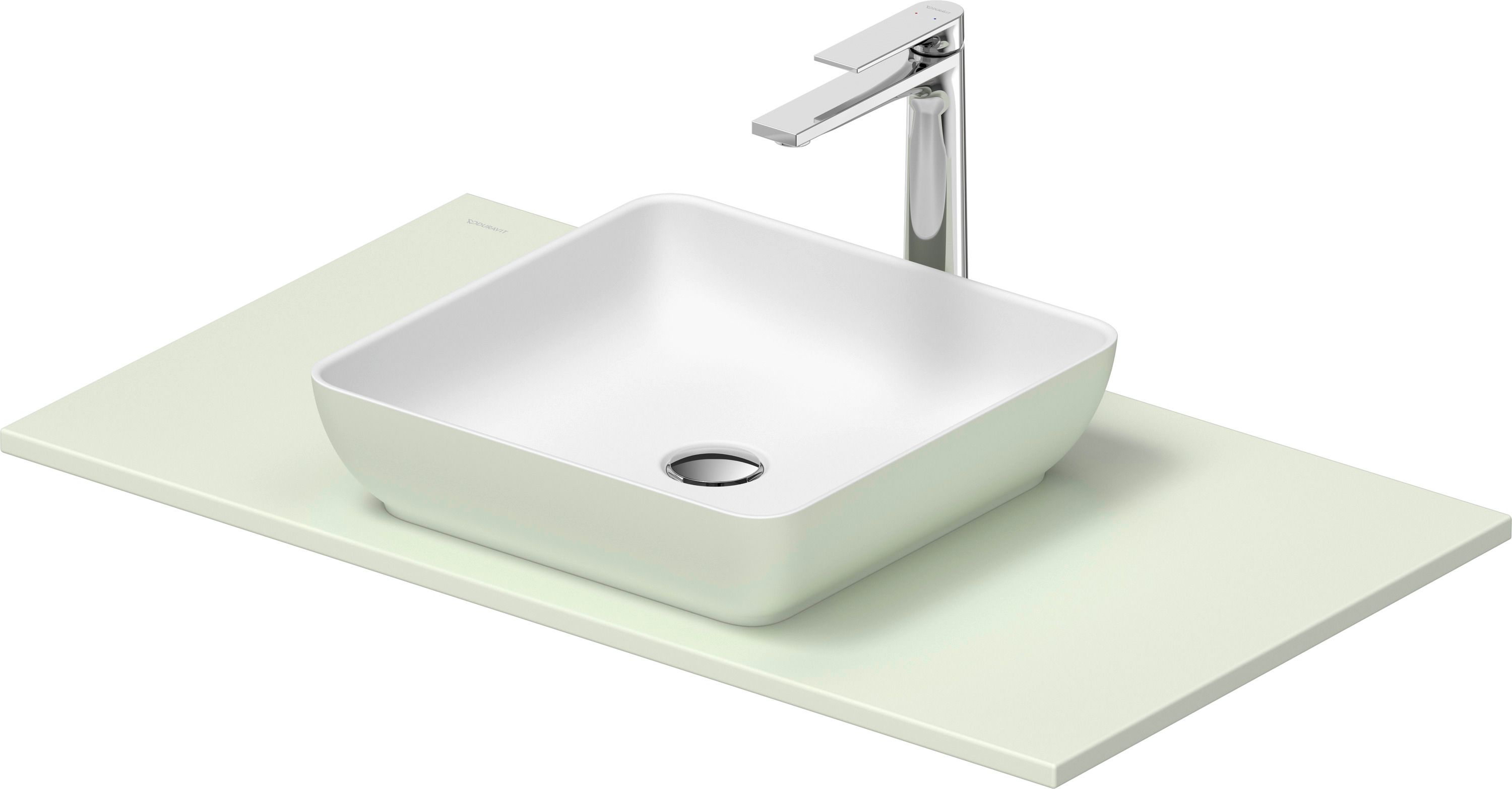 Duravit Sivida umývadlo s konzolou 88 cm zelená 268018FH00