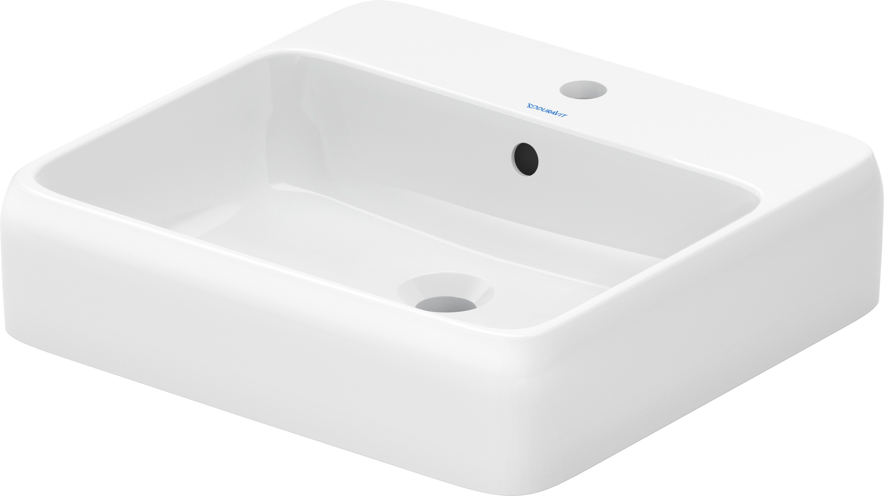 Duravit Qatego umývadlo 50x47 cm obdĺžnik pultové umývadlo biela 2385500027