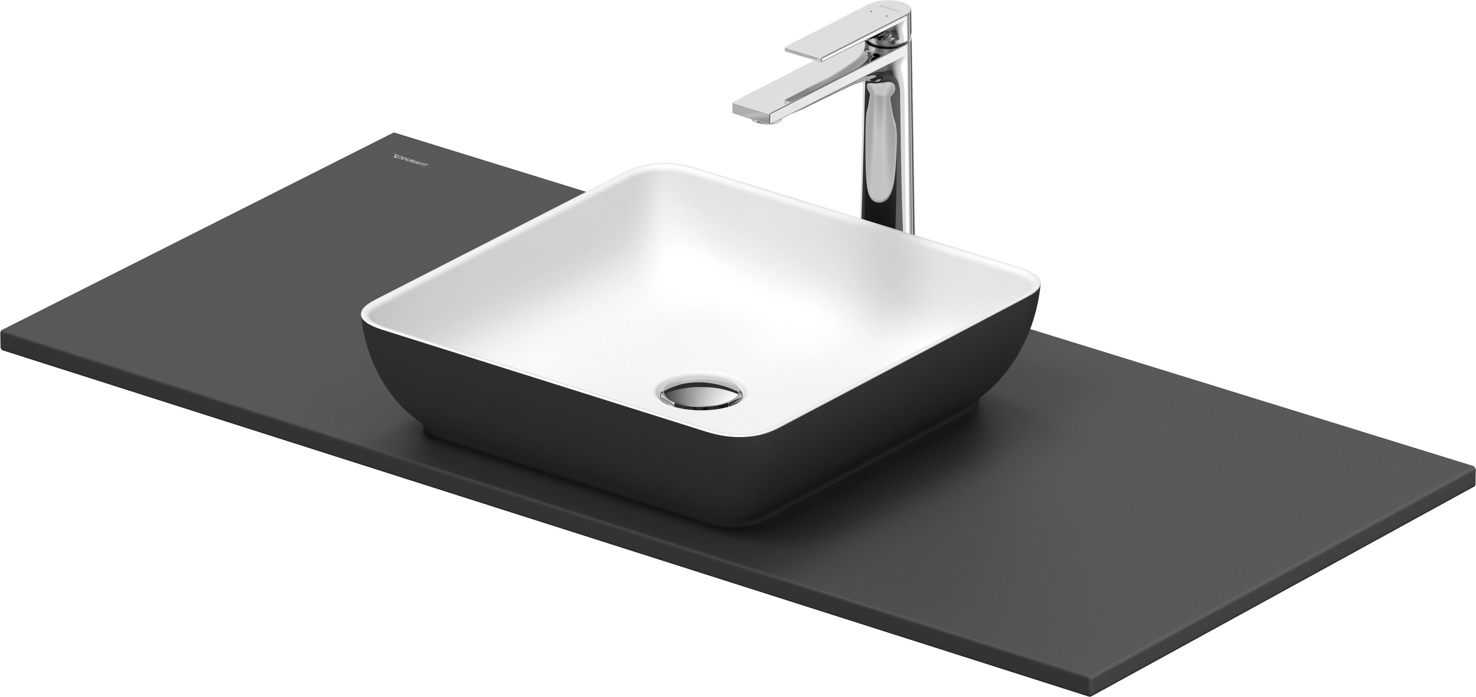 Duravit Sivida umývadlo s konzolou 108 cm sivá 268019FI00