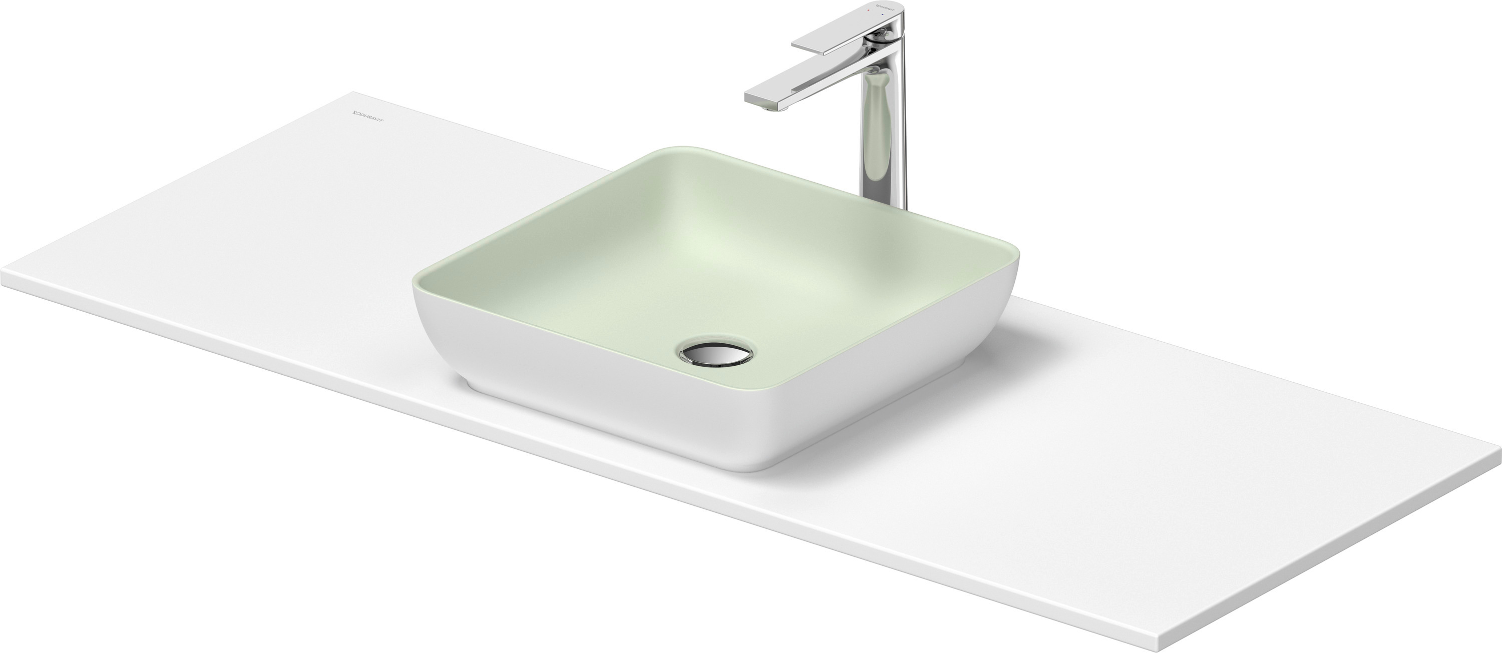 Duravit Sivida umývadlo s konzolou 128 cm biela 268020FG00