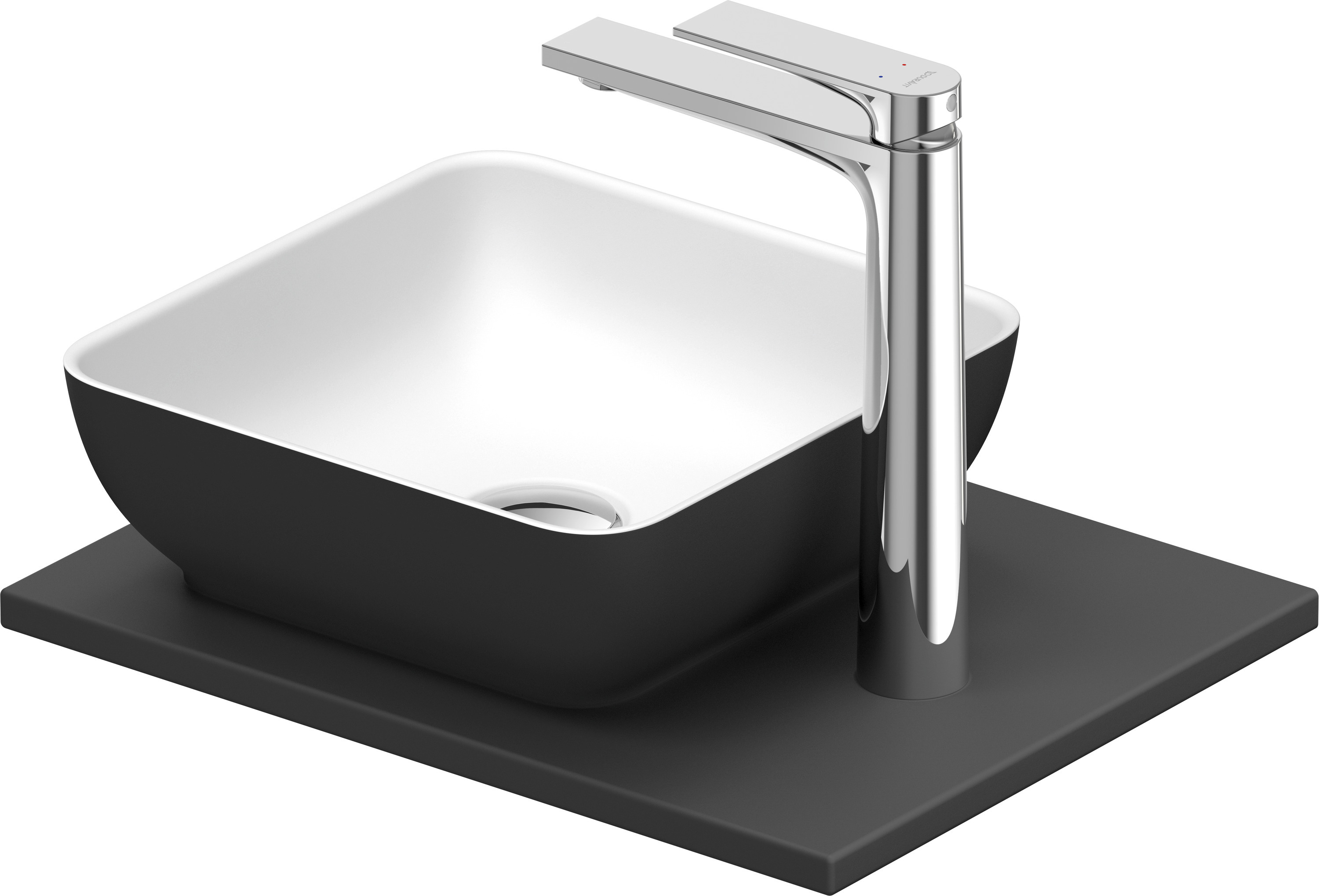 Duravit Sivida umývadlo s konzolou 41 cm sivá 268023FI00