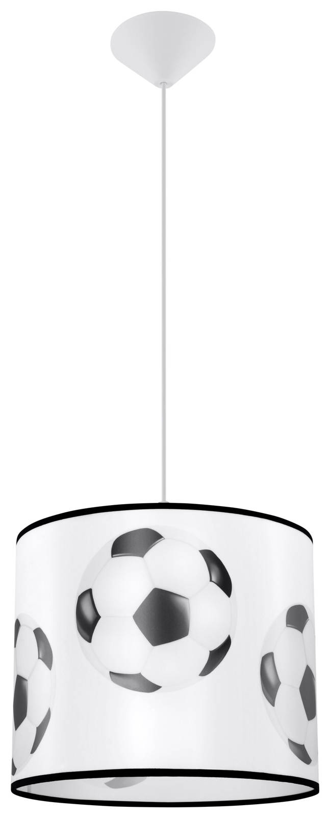 Sollux Lighting Piłka závesné svietidlo 1x15 W biela-čierna SL.1424