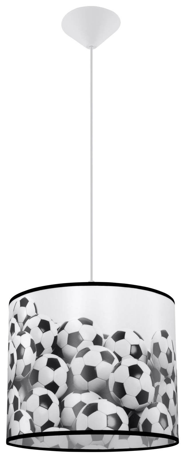 Sollux Lighting Piłka závesné svietidlo 1x15 W biela-čierna SL.1427