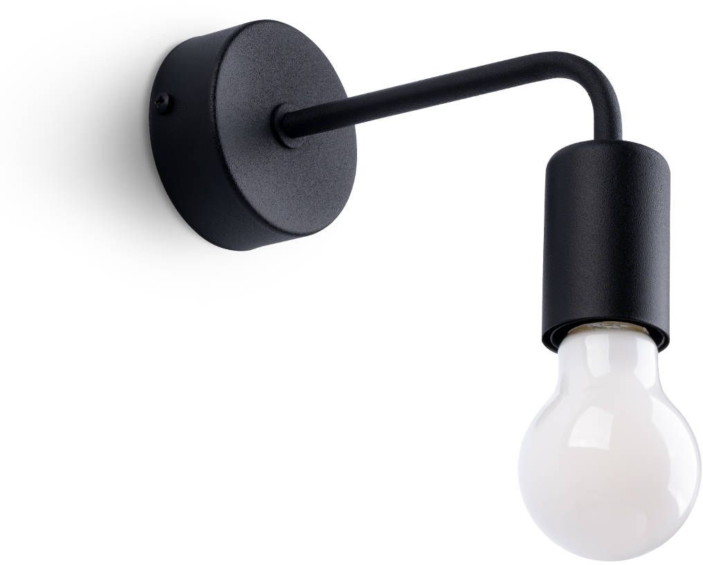 Sollux Lighting Norah nástenná lampa 1x15 W čierna SL.1449