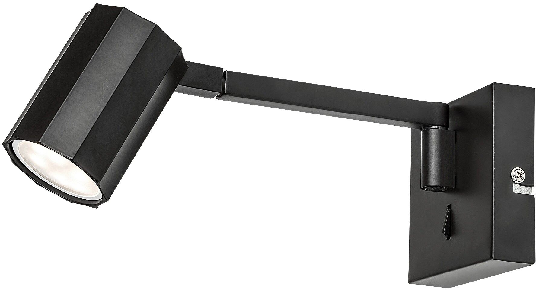 Rabalux Karter nástenná lampa 1x5 W čierna 73027