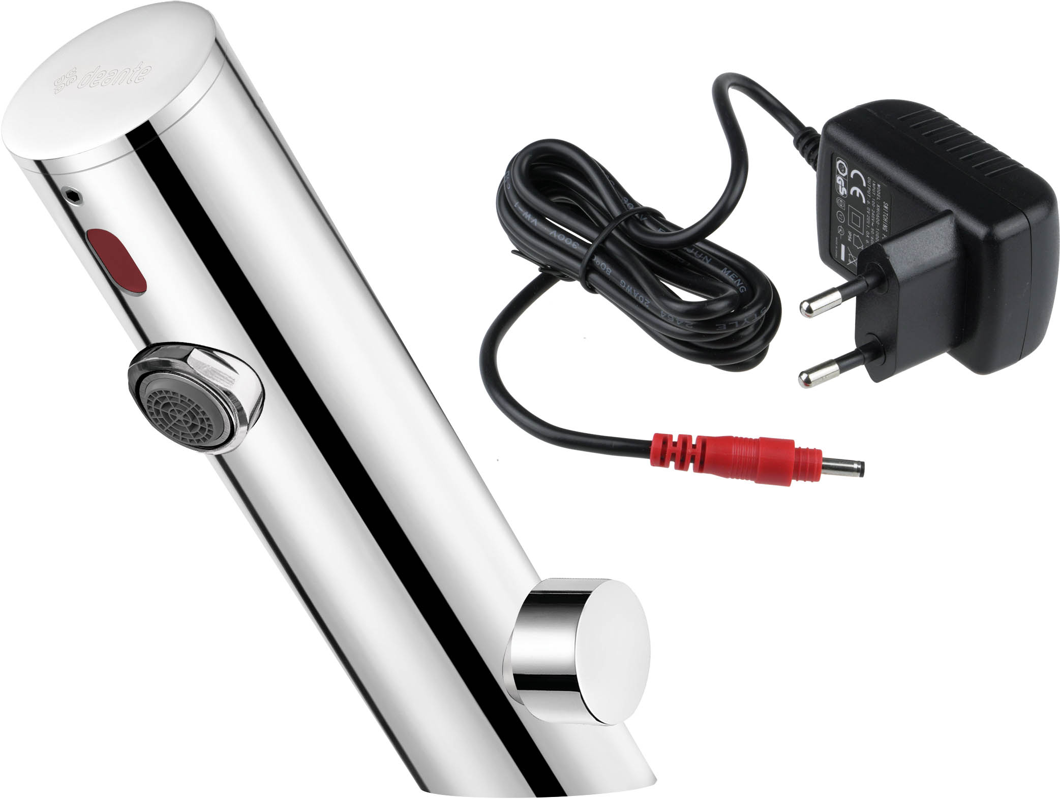 Deante Sense umývadlová batéria stojanková elektronická oceľová BQR_P29V