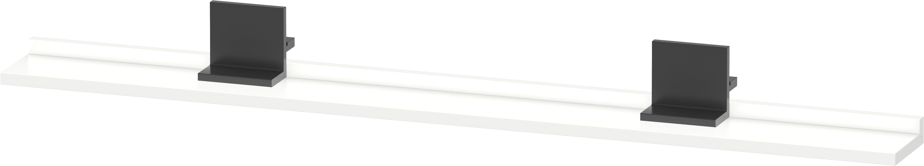 Duravit Sivida polica 120 cm biela-čierna SV74340BD180000