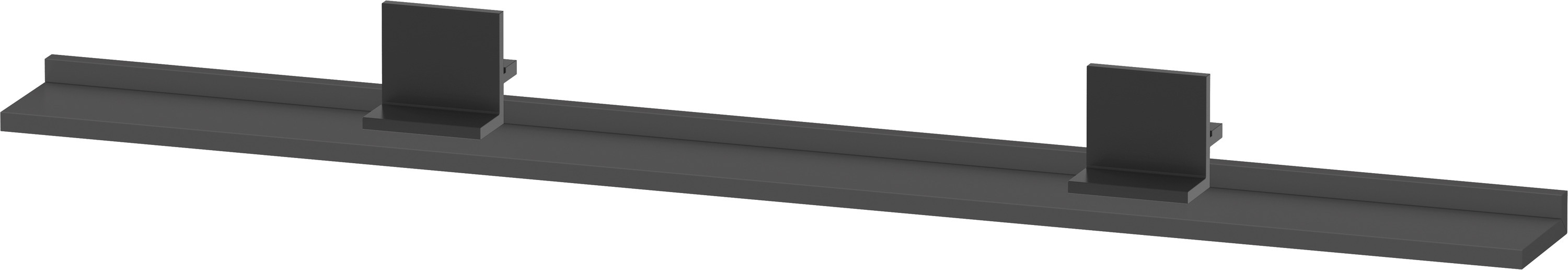 Duravit Sivida polica 128 cm čierna-grafitová SV74350BD490000