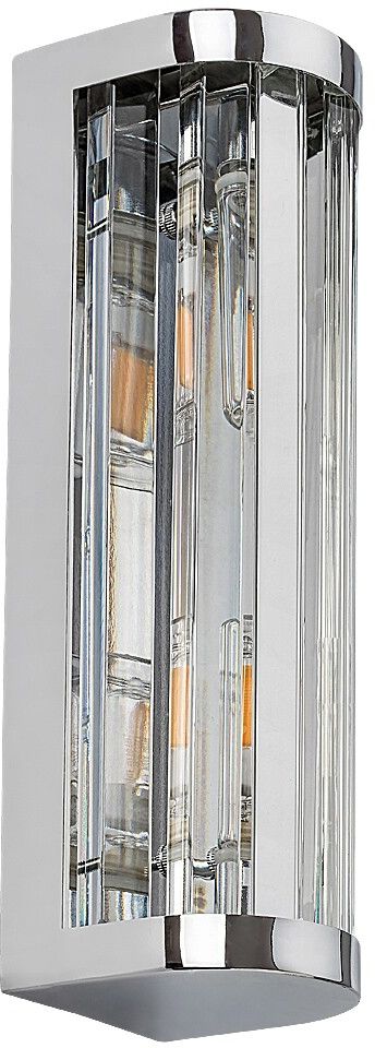 Rabalux Sybil nástenná lampa 2x28 W chrómová-priehľadná 75035