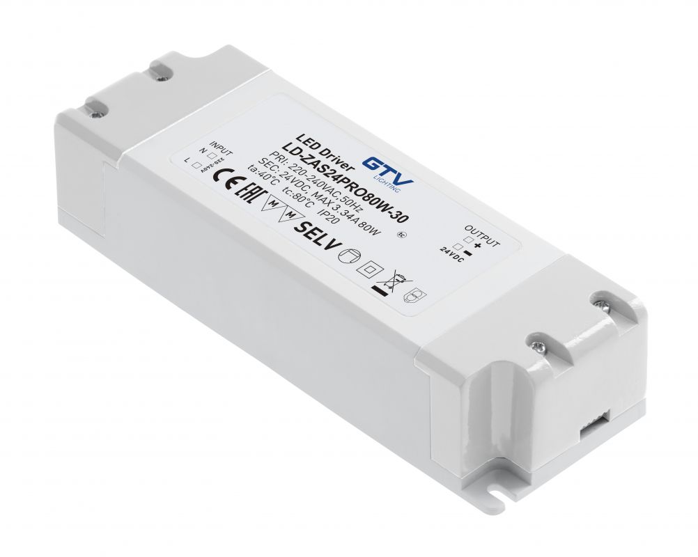 GTV napájací zdroj LD-ZAS24PRO80W-30