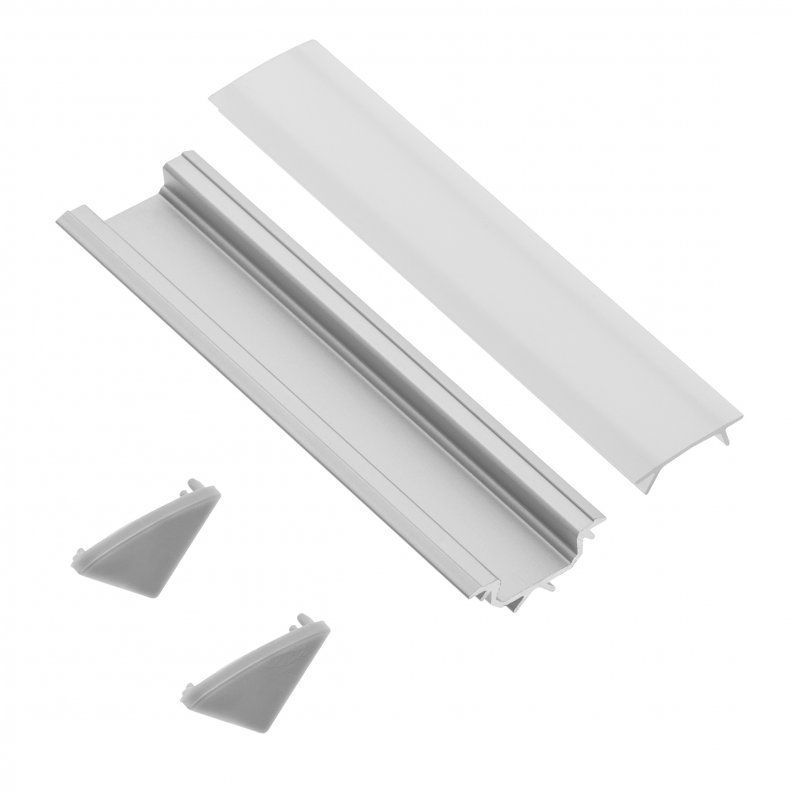 GTV Glax profil pre led pásik PA-ZGLAXKTOMZ-00