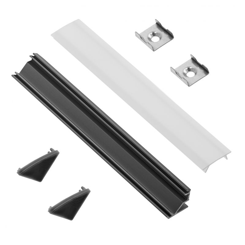 GTV Glax profil pre led pásik PA-ZGLAXNKKTOMZ-20M