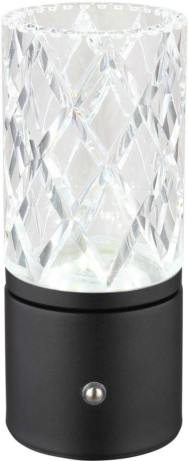 Globo Lighting Lunki stolová lampa 1x2.5 W čierna-priehľadná 21010S
