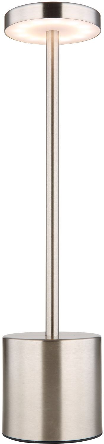 Globo Lighting Polina stolová lampa 1x1.2 W biela-niklová 21019N