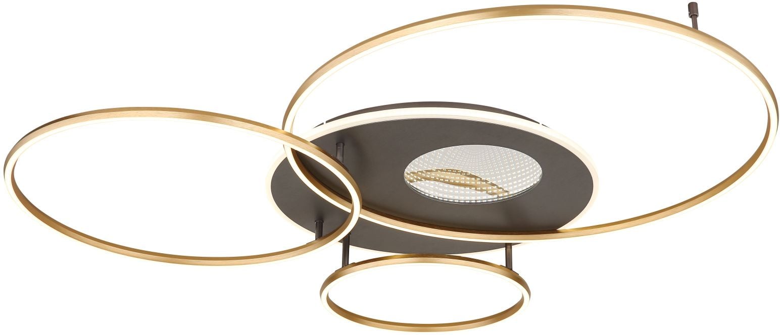 Globo Lighting Invertina stropné svietidlo 1x70 W biela-zlatá-antracitová 48466-70