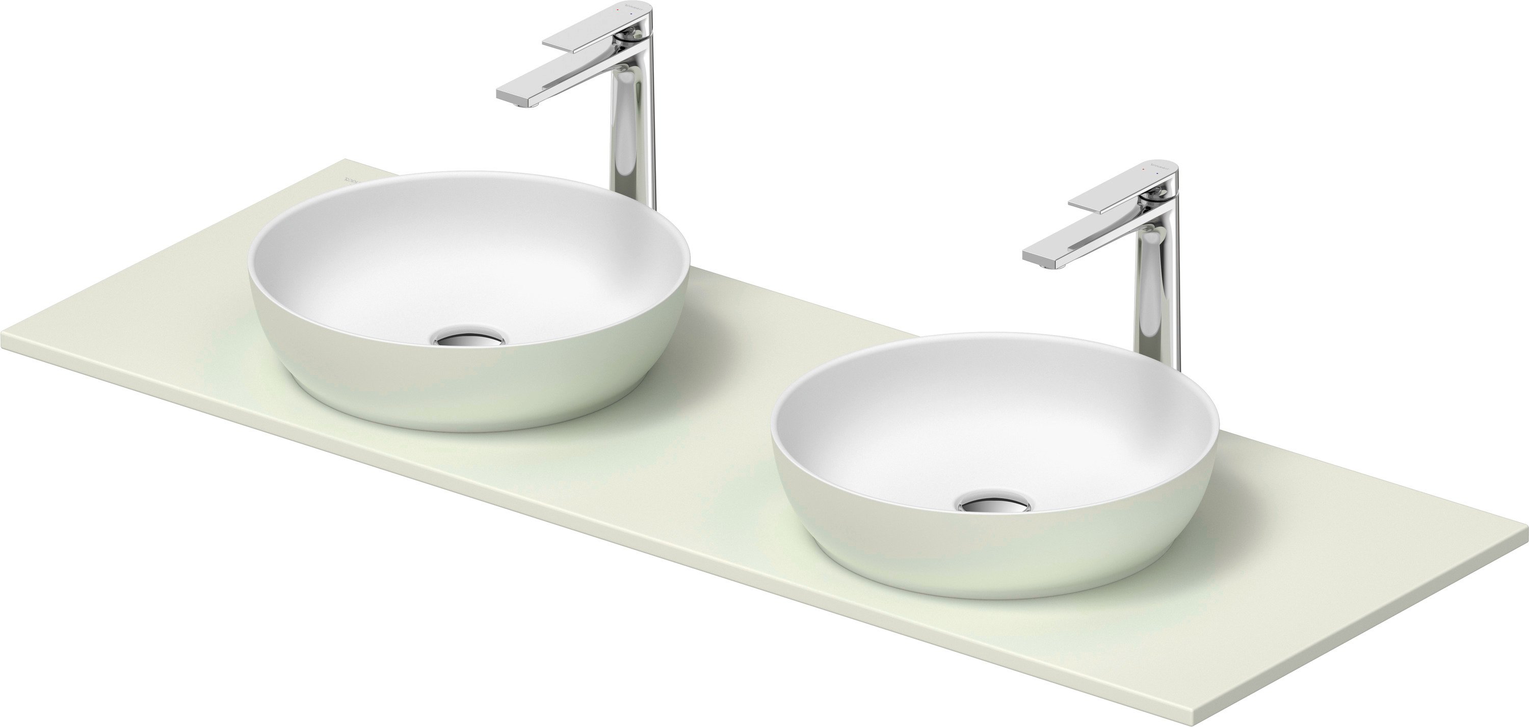 Duravit Sivida umývadlo s konzolou 135 cm zelená 268016FH00