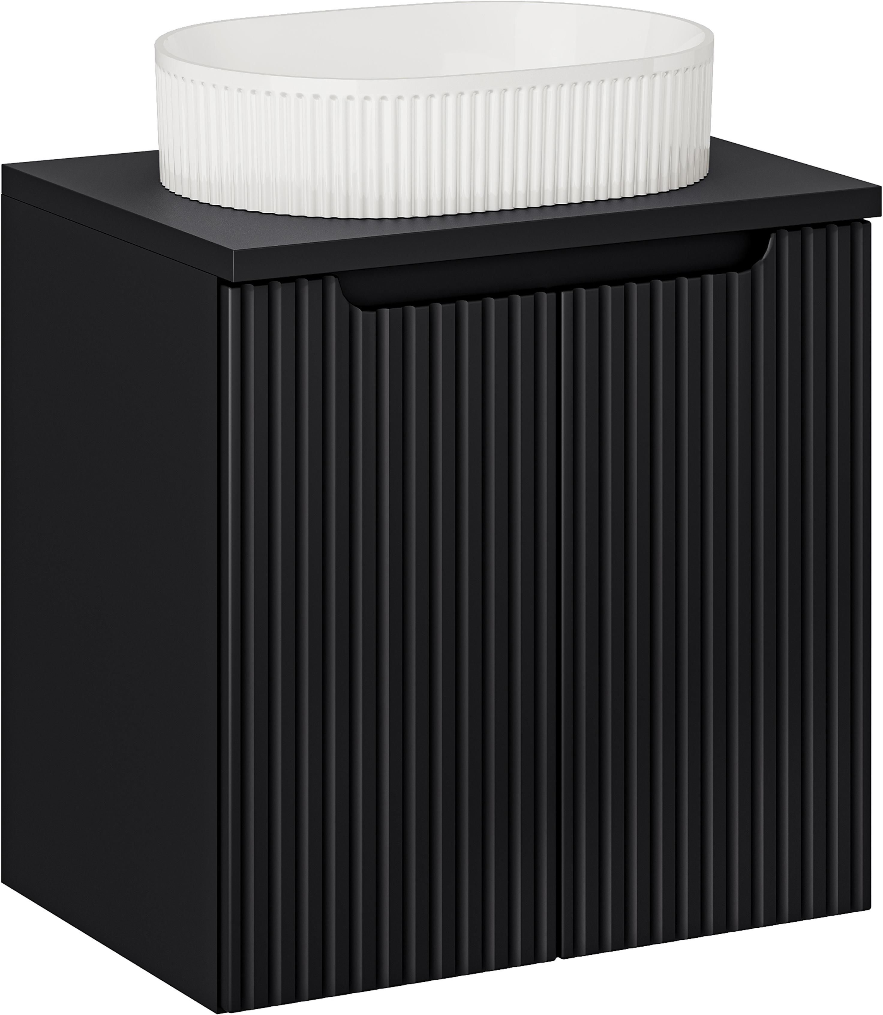 Súprava skrinka Comad Nova Black NOVA BLACK D2 82-60-2D, umývadlo Comad Beyond BEYOND 5 WHITE ( E-6564 ), NOVA BLACK B 89-60