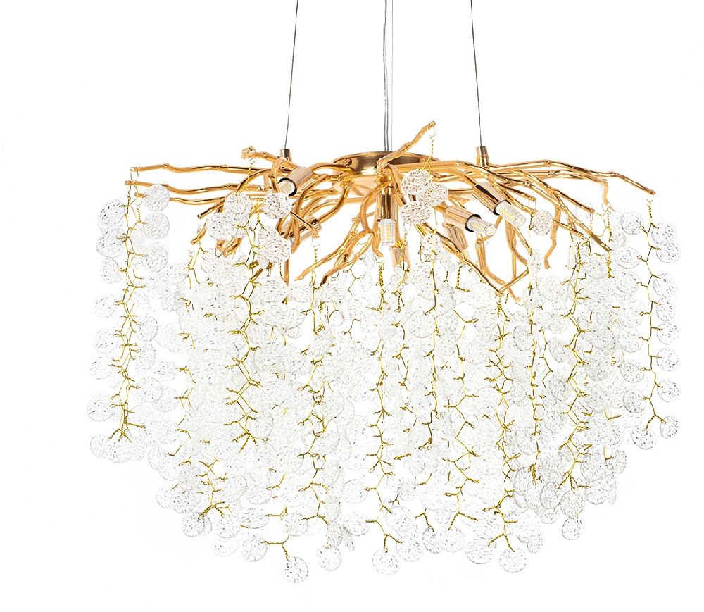 Moosee Riviera závesné svietidlo x20 W zlatá 5900168832954