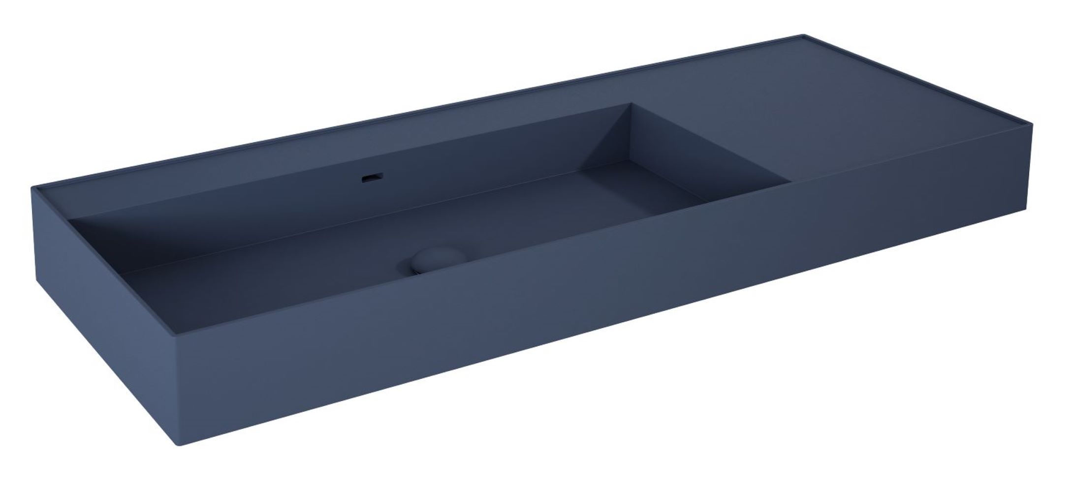 Elita Level umývadlo 120.5x45.5 cm obdĺžnik klasické umývadlo modrá RE041461197030