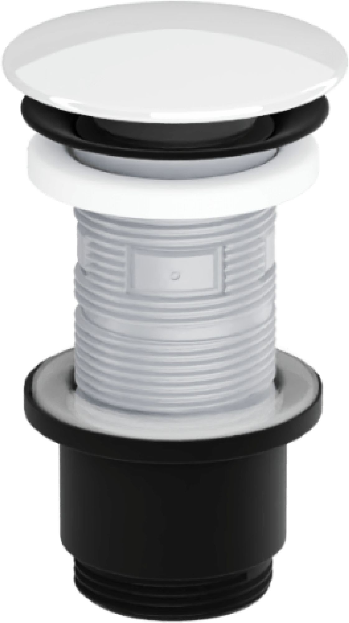 Excellent Design umyvadlový výpust čierna-biela ARIN.1485.K.01.WHBL