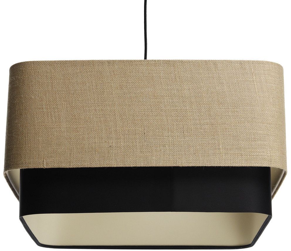 BPS Koncept Kwadro duo závesné svietidlo 1x60 W čierna-béžová KWD-005
