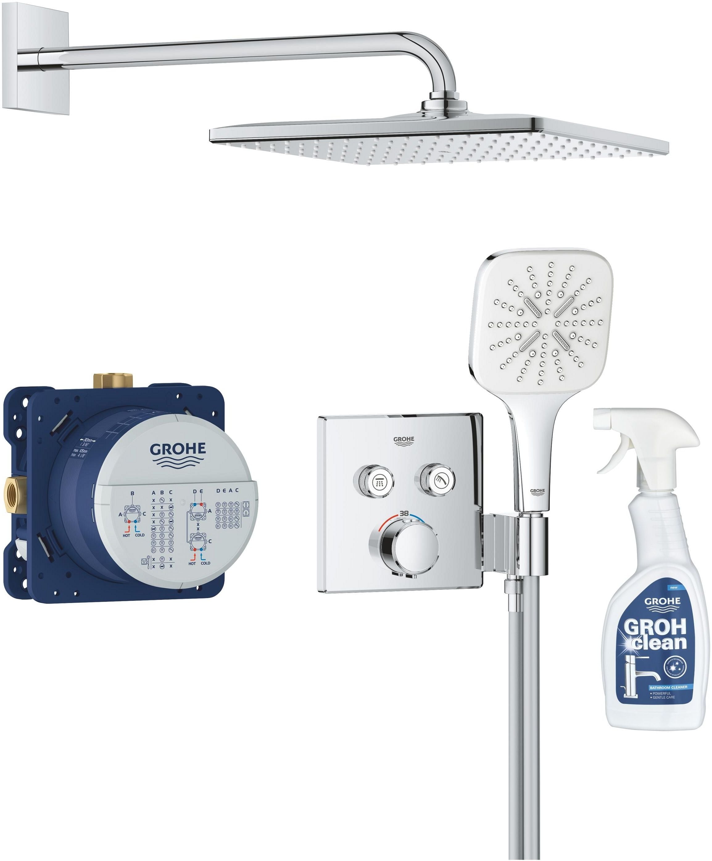 Súprava sprchová súprava Grohe Precision Smartcontrol 34876000, čistiaci prostriedok na chróm Grohe 48166000