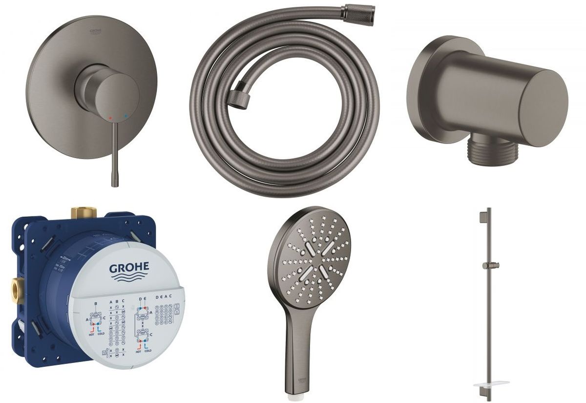 Súprava sprchová batéria Grohe Essence 24057AL1, sprchová tyč Grohe Rainshower 26603AL0, 26574AL0, 27057AL0, 35600000, 28388A00