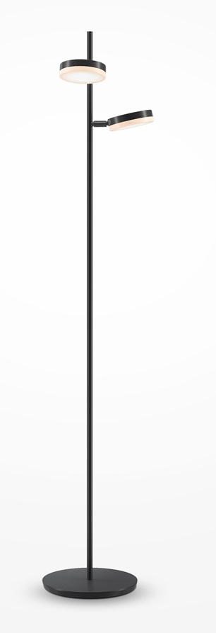 Maytoni Fad stojaca lampa 1x12 W čierna MOD070FL-L12B3K