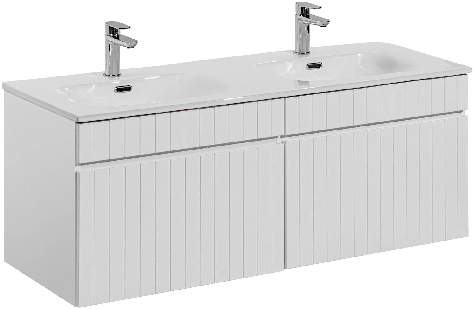 Súprava umývadlo Comad Sky SKY 120D/DP-8099, skrinka Comad Iconic White ICONIC WHITE 82-60-D-1S