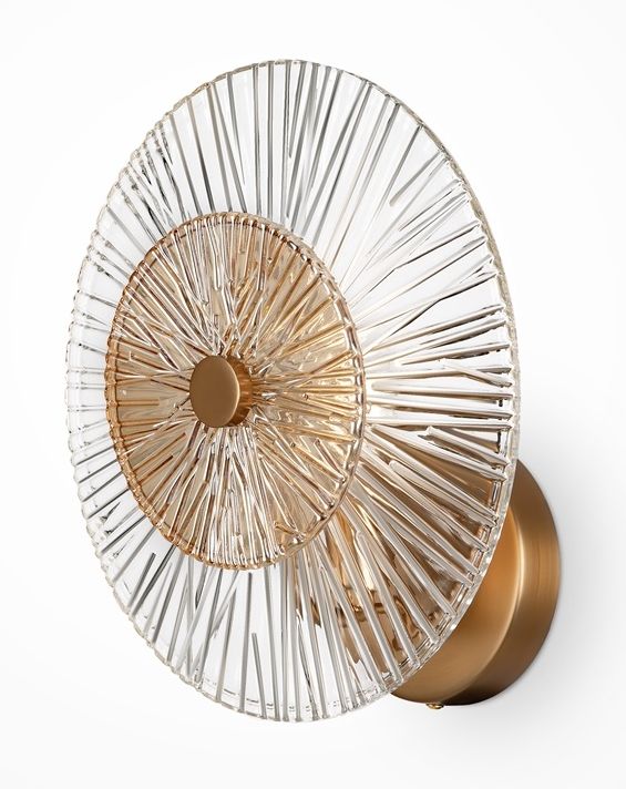 Maytoni Aster nástenná lampa 1x40 W zlatá MOD007WL-01G