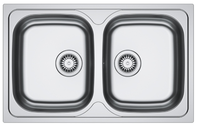 Franke Spark nerezový drez 80x50 cm oceľová 101.0712.234