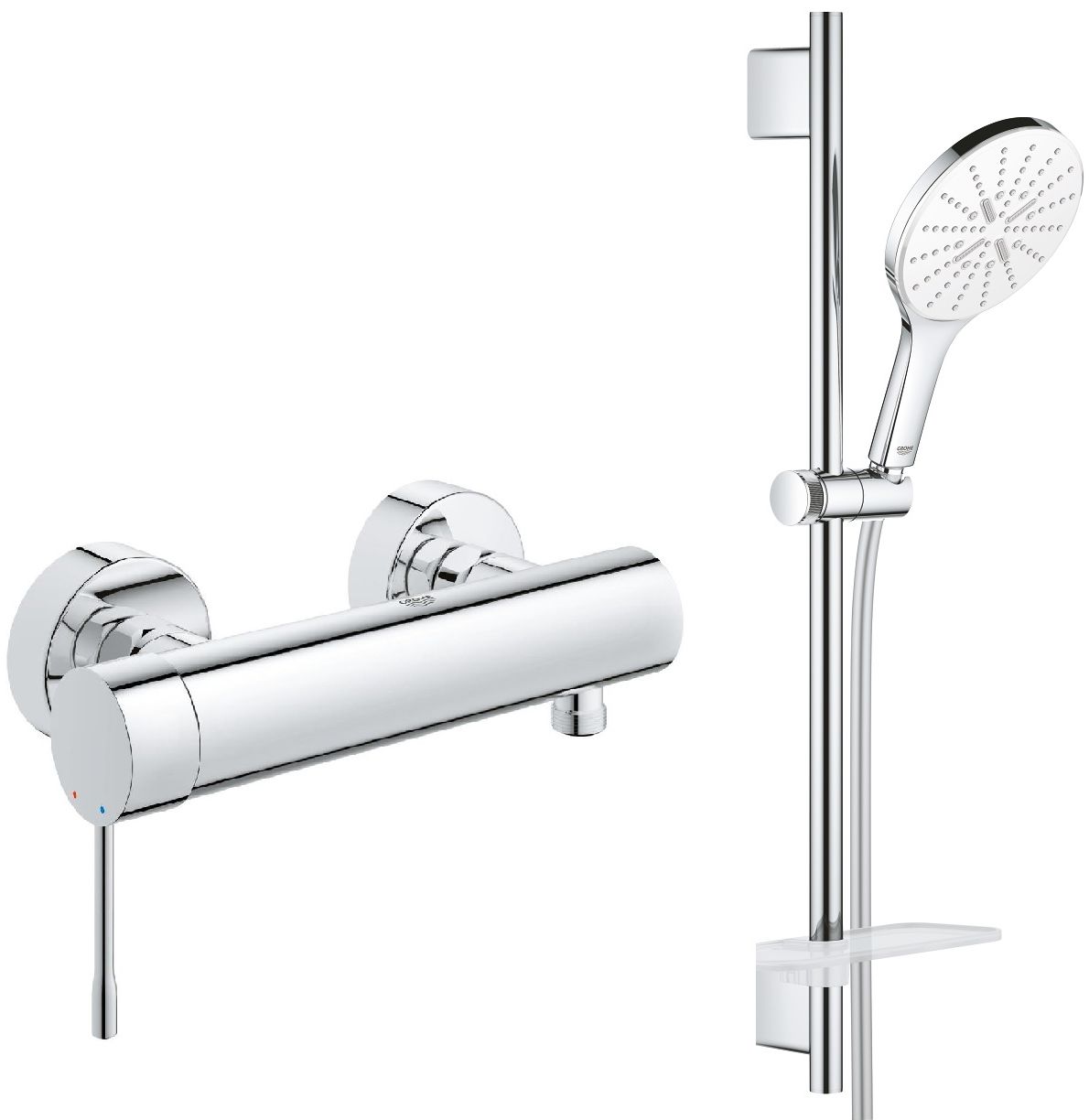 Súprava sprchová súprava Grohe Vitalio SmartActive 26598000, sprchová batéria Grohe Essence 33636001