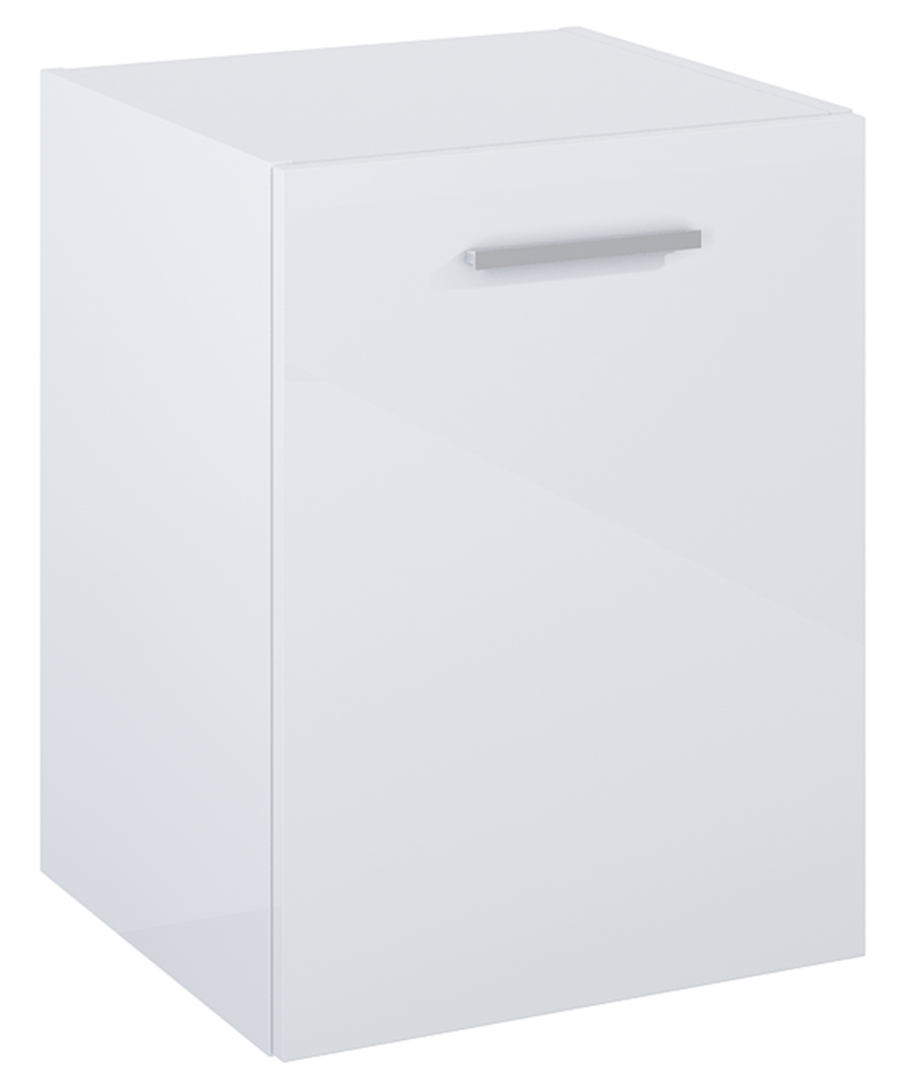 Roca Kwadro skrinka 39.8x38.4x53 cm bočné závesné biela A857974806