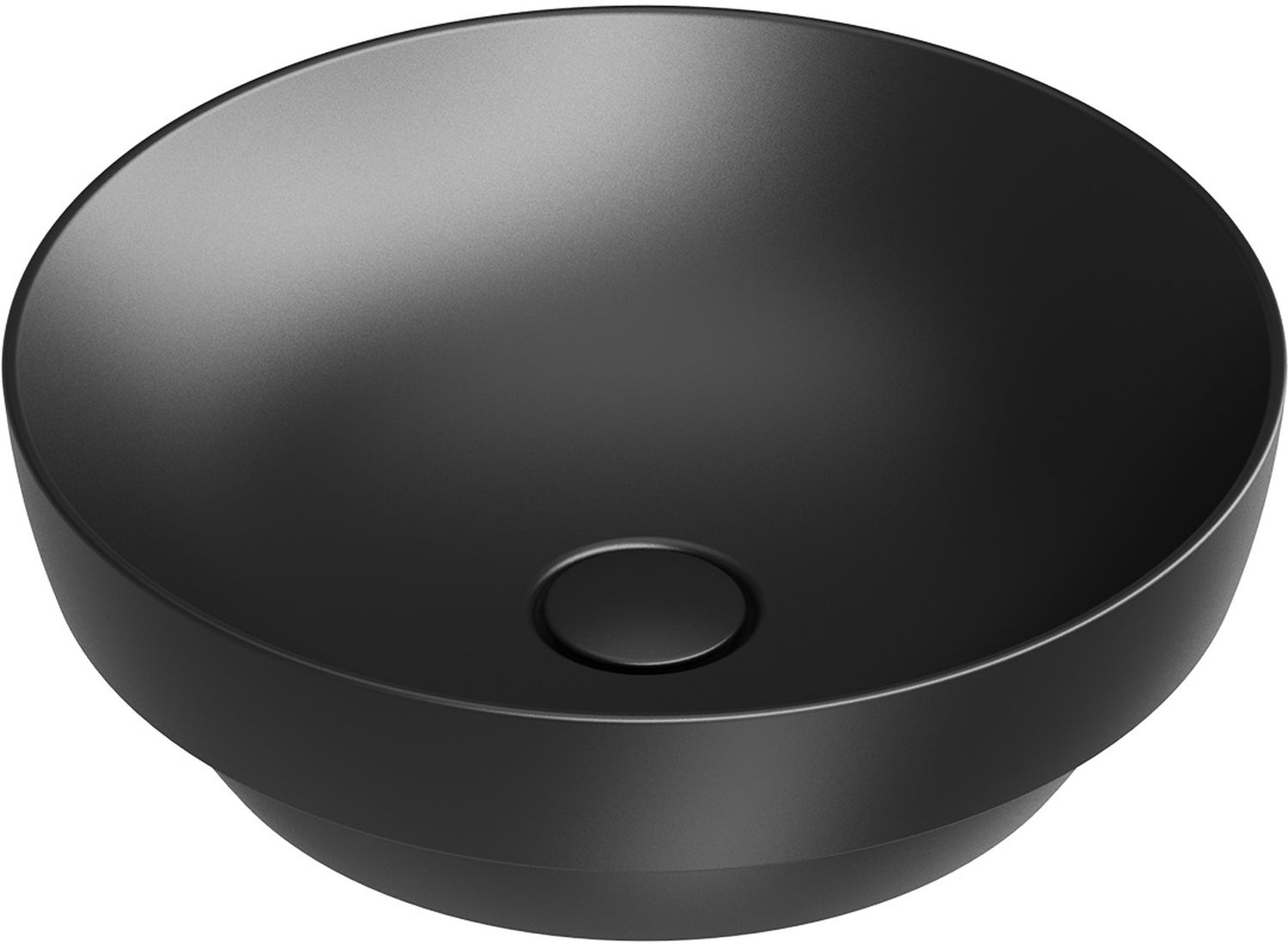 Catalano Sfera umývadlo 40x40 cm okrúhly vstavané umývadlo čierna 0524400022