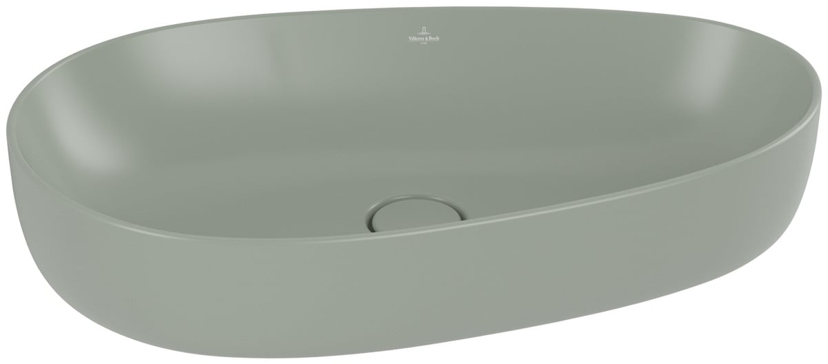 Villeroy & Boch Antao umývadlo 65x40 cm oválny pultové umývadlo zelená 4A7465R8