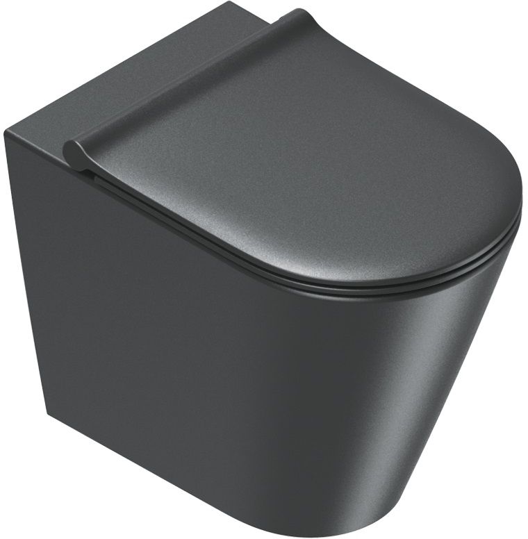 Catalano Zero wc misa stojace bez oplachovacieho kruhu čierna matná 0114550022