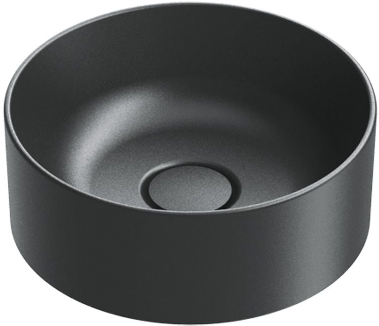 Catalano Zero umývadlo 32x32 cm okrúhly pultové umývadlo čierna 0122320022