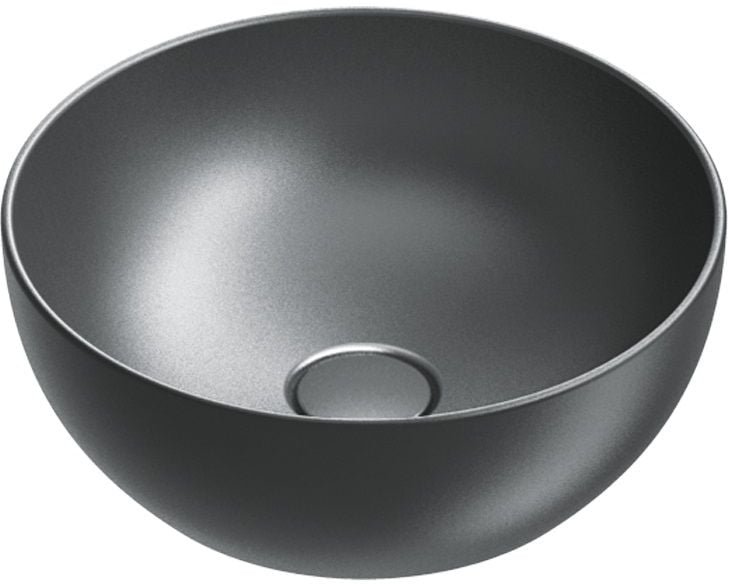Catalano Green umývadlo 40x40 cm okrúhly pultové umývadlo čierna 0423400022