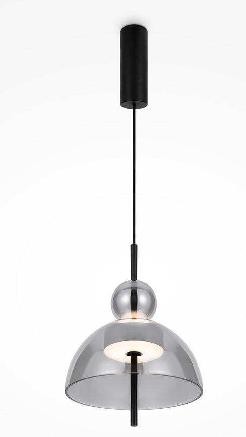 Maytoni Bangkok závesné svietidlo 1x12 W čierna MOD185PL-L6B3K4