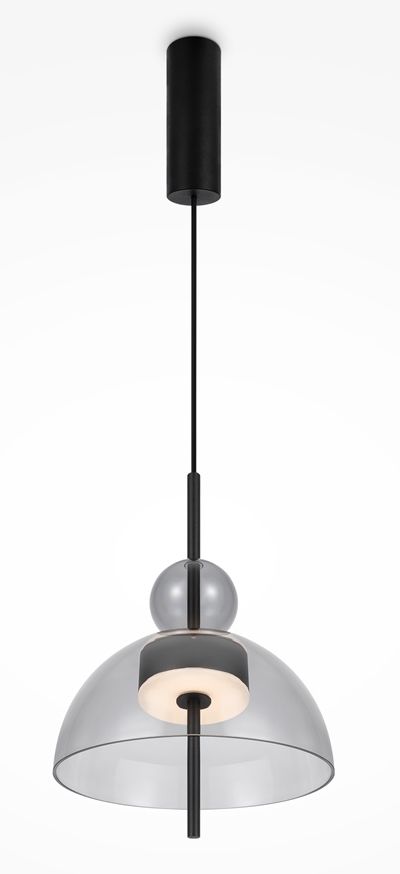 Maytoni Bangkok závesné svietidlo 1x12 W čierna MOD185PL-L11B3K1