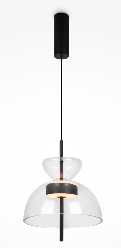 Maytoni Bangkok závesné svietidlo 1x12 W čierna MOD185PL-L6B3K2