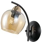 Candellux Merra nástenná lampa 1x40 W čierna 21-35301