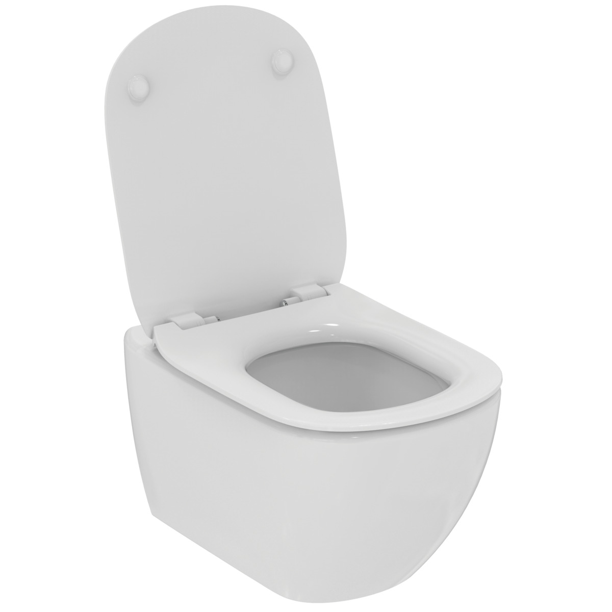 Ideal Standard Tesi wc misa s pomaly sa sklápajúcim sedadlom závesné bez oplachovacieho kruhu biela lesklá T354601