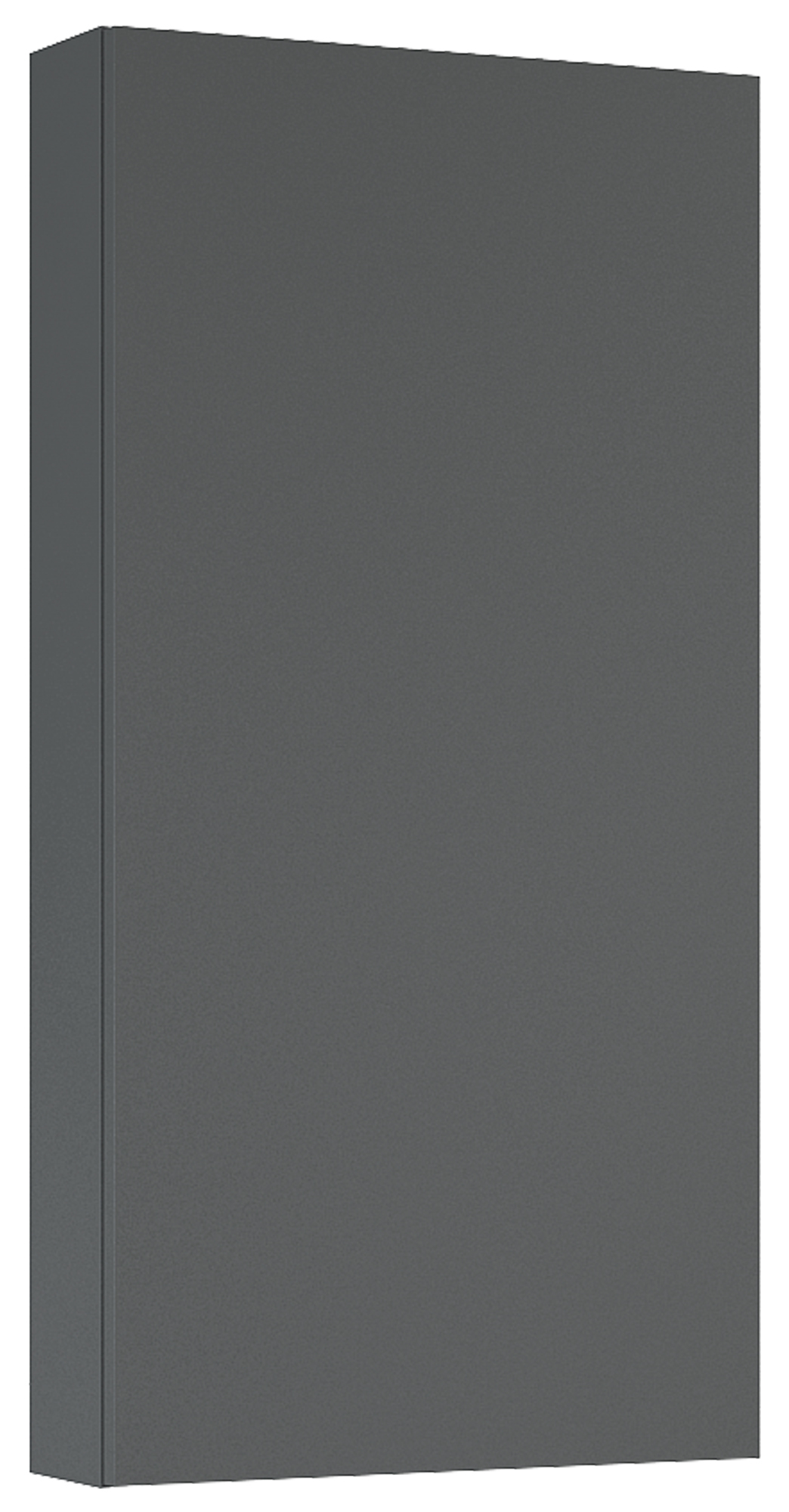 Roca Extra skrinka 40x12.6x80 cm bočné závesné antracitová A857957531